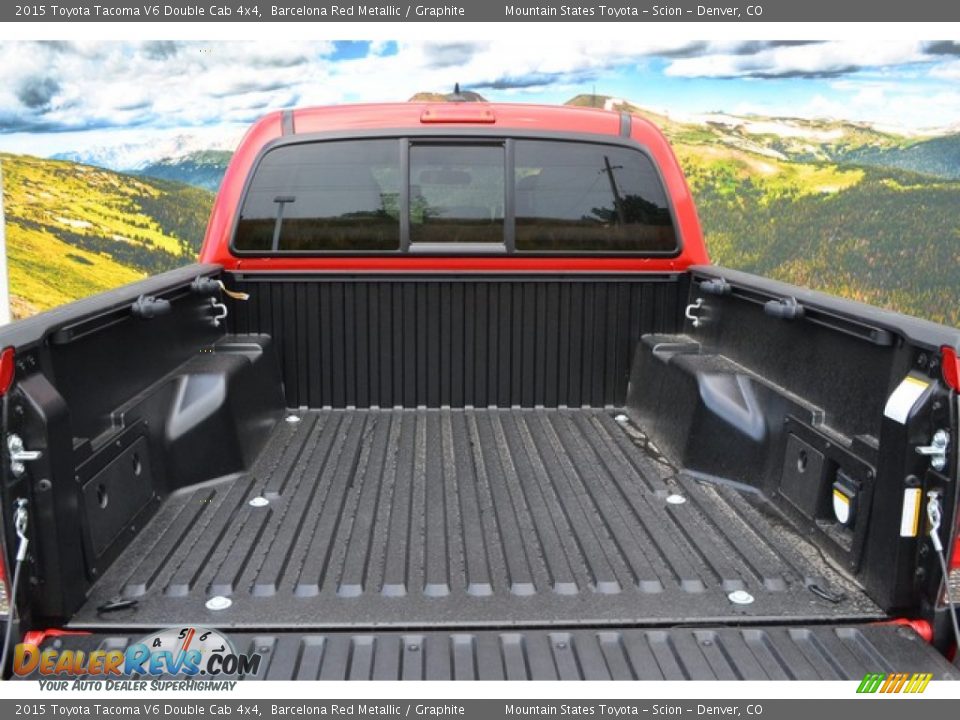 2015 Toyota Tacoma V6 Double Cab 4x4 Barcelona Red Metallic / Graphite Photo #8