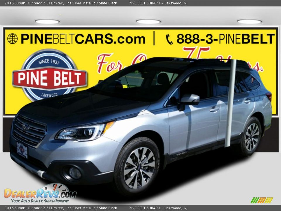 2016 Subaru Outback 2.5i Limited Ice Silver Metallic / Slate Black Photo #1