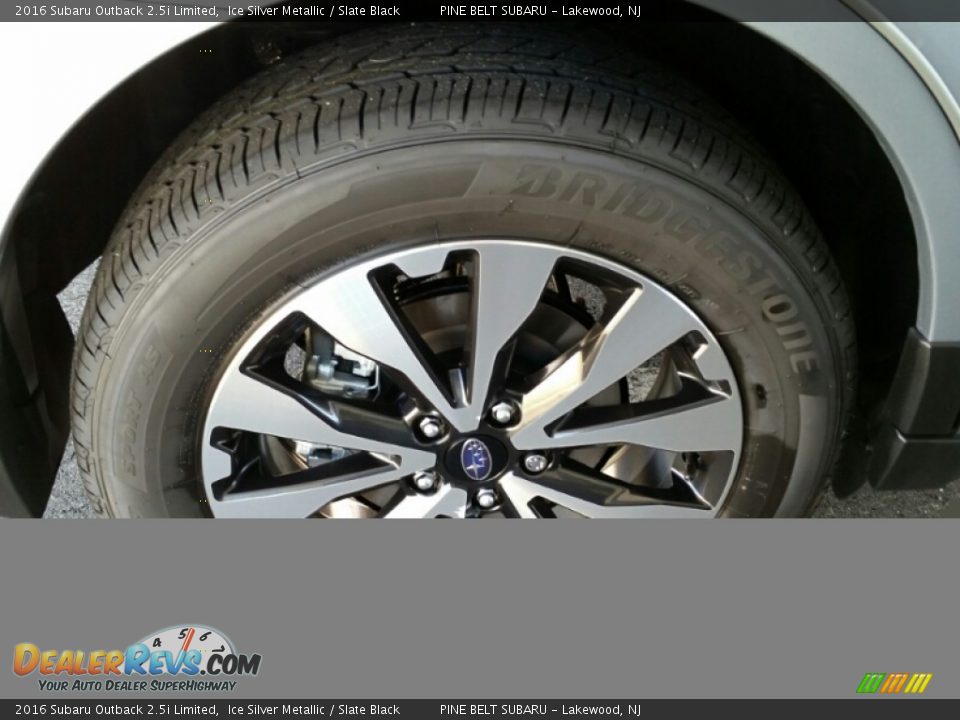 2016 Subaru Outback 2.5i Limited Ice Silver Metallic / Slate Black Photo #3