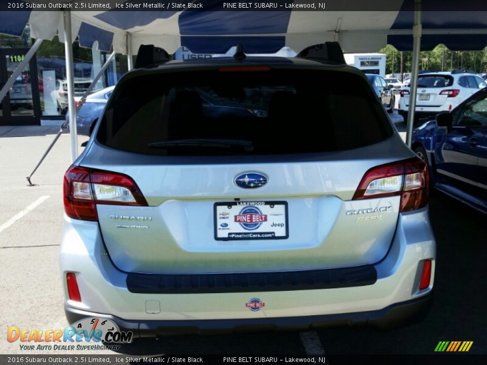 2016 Subaru Outback 2.5i Limited Ice Silver Metallic / Slate Black Photo #4