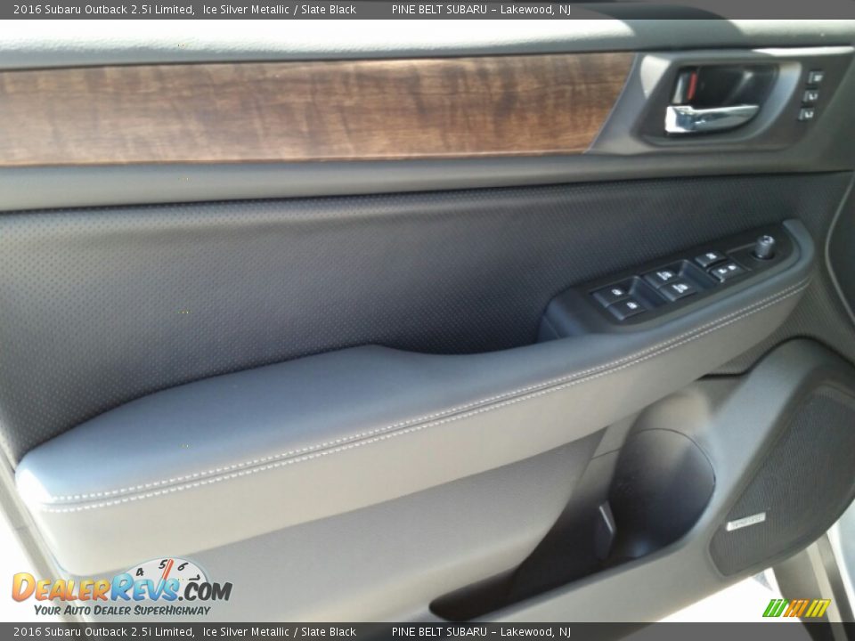 2016 Subaru Outback 2.5i Limited Ice Silver Metallic / Slate Black Photo #7