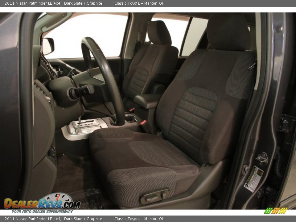 2011 Nissan Pathfinder LE 4x4 Dark Slate / Graphite Photo #5