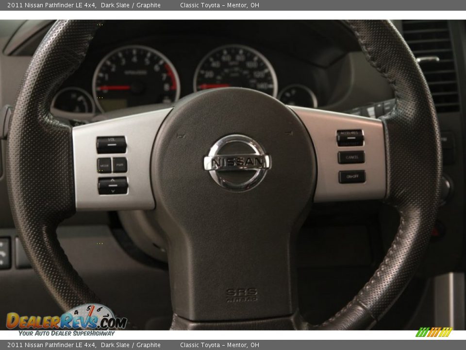 2011 Nissan Pathfinder LE 4x4 Dark Slate / Graphite Photo #6