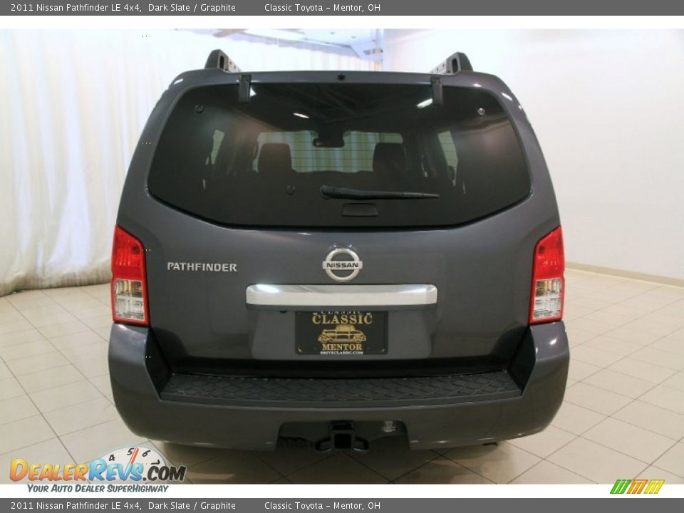 2011 Nissan Pathfinder LE 4x4 Dark Slate / Graphite Photo #20