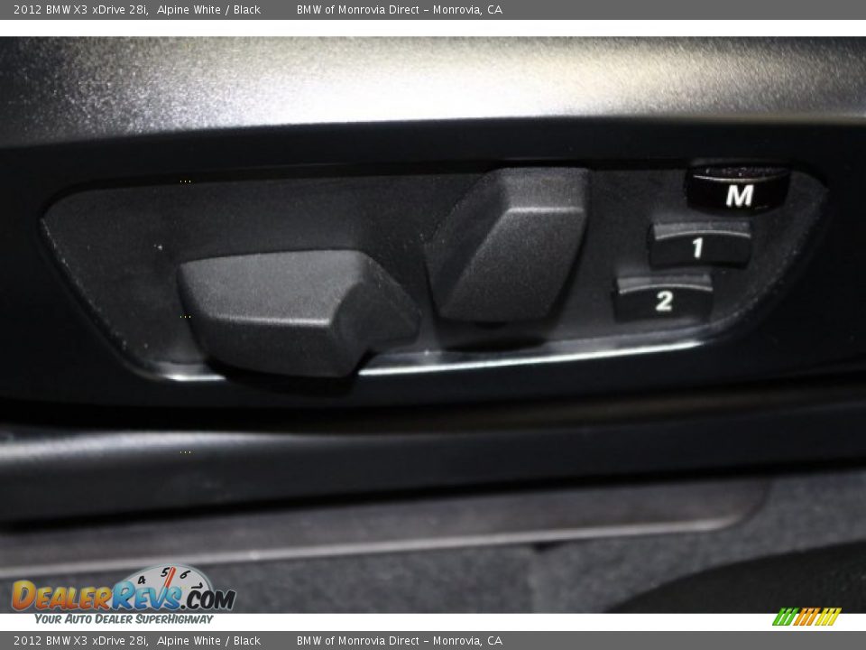 2012 BMW X3 xDrive 28i Alpine White / Black Photo #14