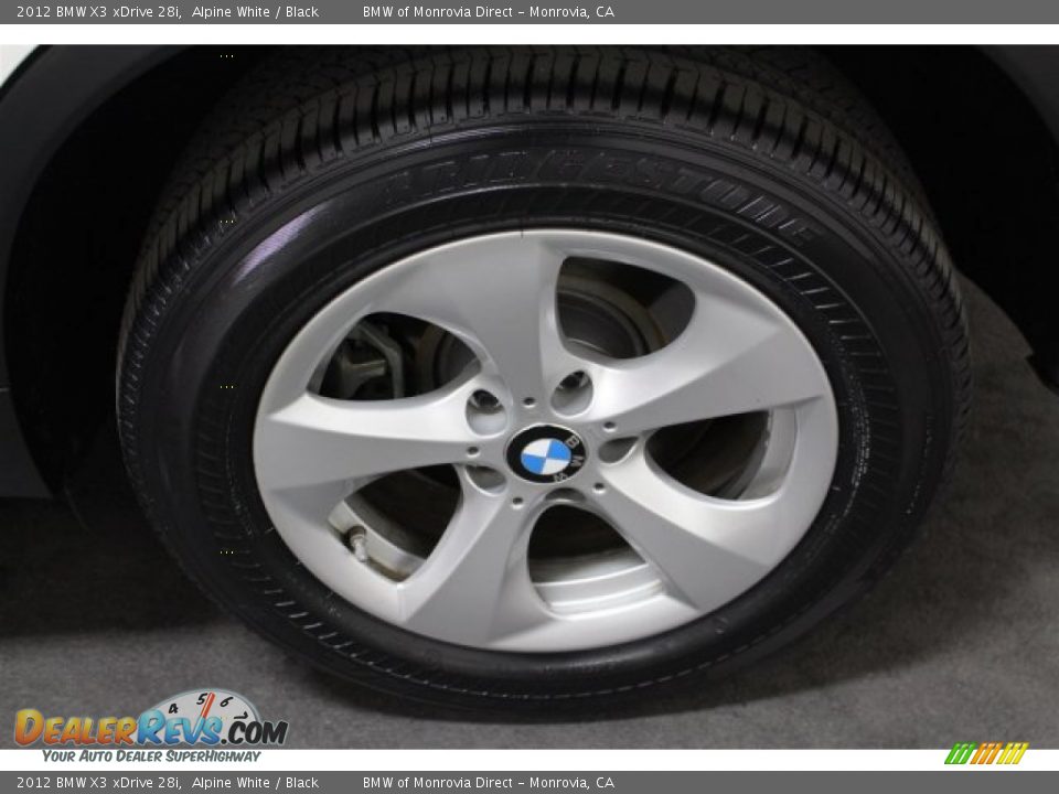 2012 BMW X3 xDrive 28i Alpine White / Black Photo #20