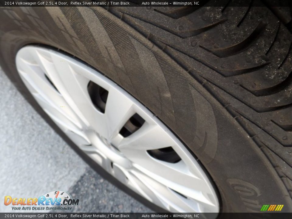 2014 Volkswagen Golf 2.5L 4 Door Reflex Silver Metallic / Titan Black Photo #8