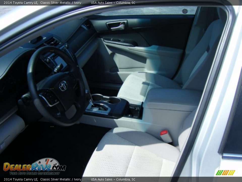 2014 Toyota Camry LE Classic Silver Metallic / Ivory Photo #6