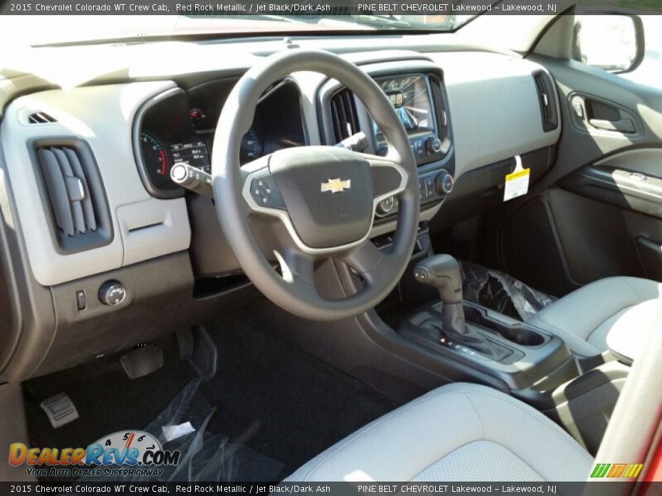 Jet Black/Dark Ash Interior - 2015 Chevrolet Colorado WT Crew Cab Photo #7