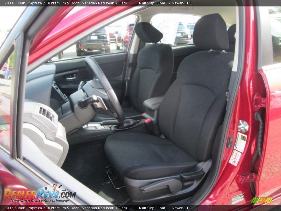 2014 Subaru Impreza 2.0i Premium 5 Door Venetian Red Pearl / Black Photo #14