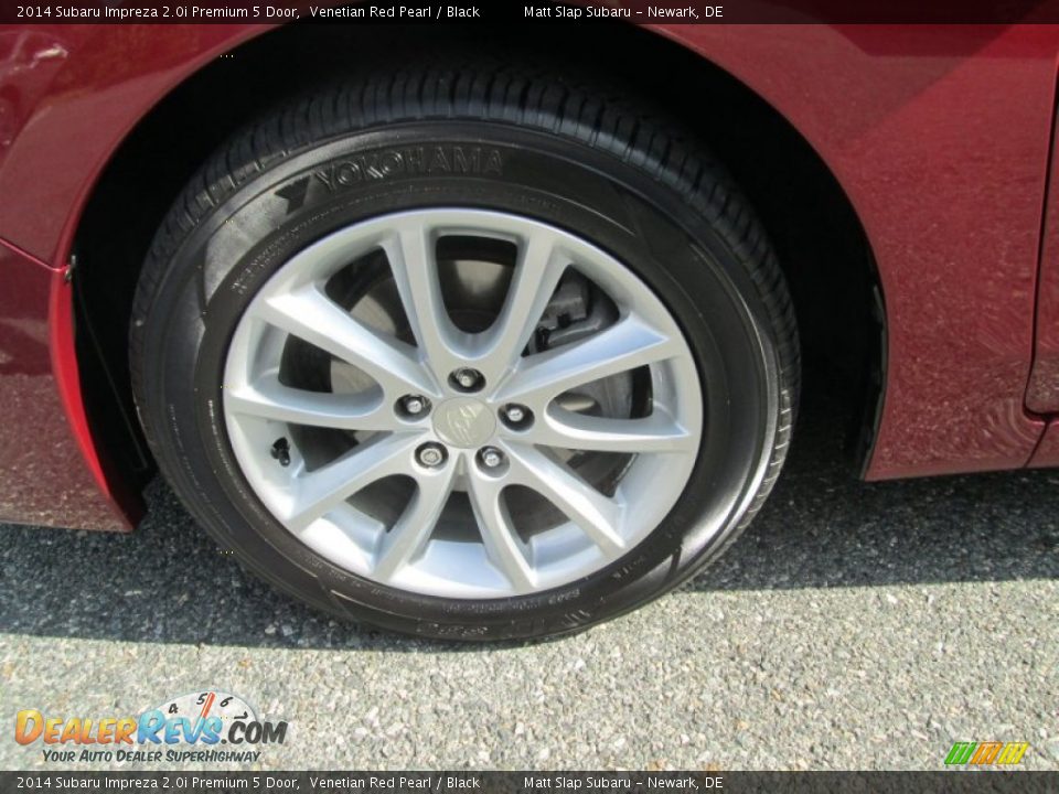 2014 Subaru Impreza 2.0i Premium 5 Door Venetian Red Pearl / Black Photo #21
