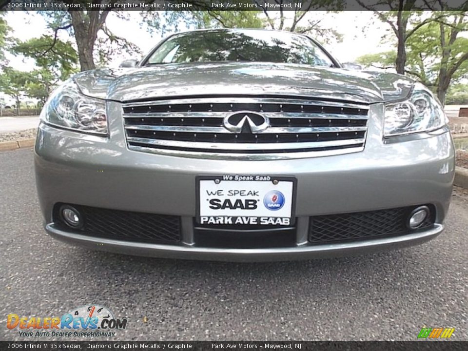 2006 Infiniti M 35x Sedan Diamond Graphite Metallic / Graphite Photo #8