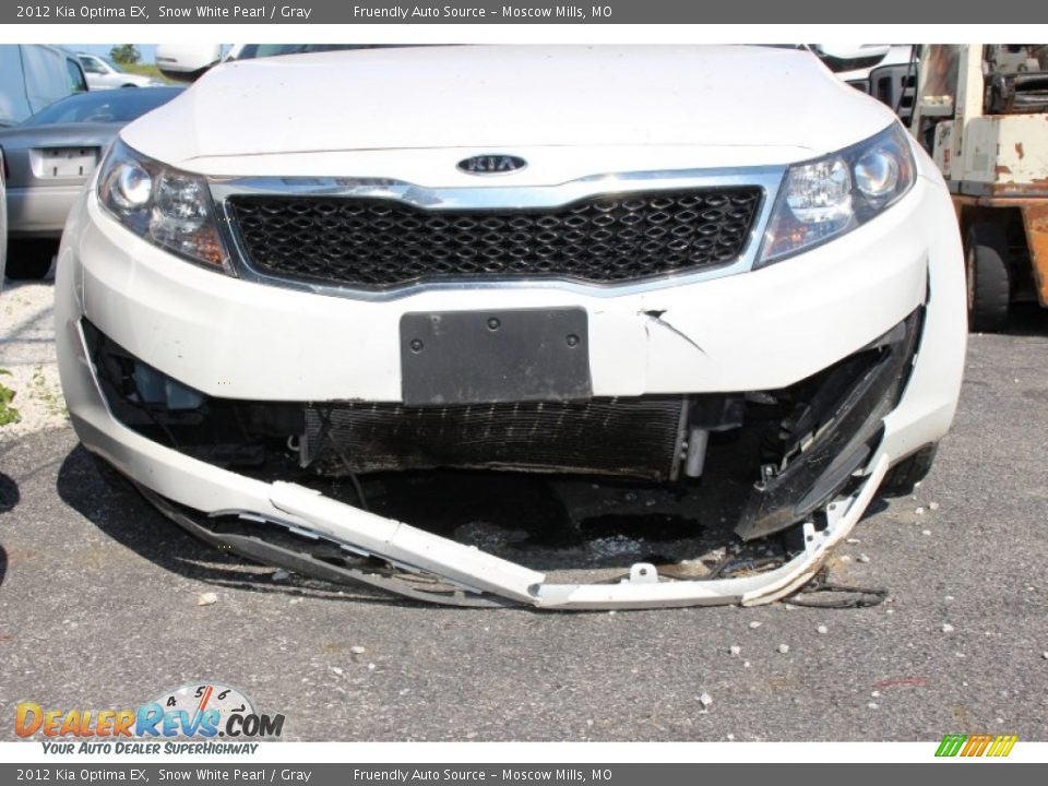 2012 Kia Optima EX Snow White Pearl / Gray Photo #5