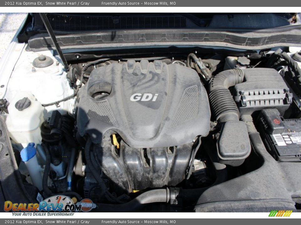 2012 Kia Optima EX Snow White Pearl / Gray Photo #16