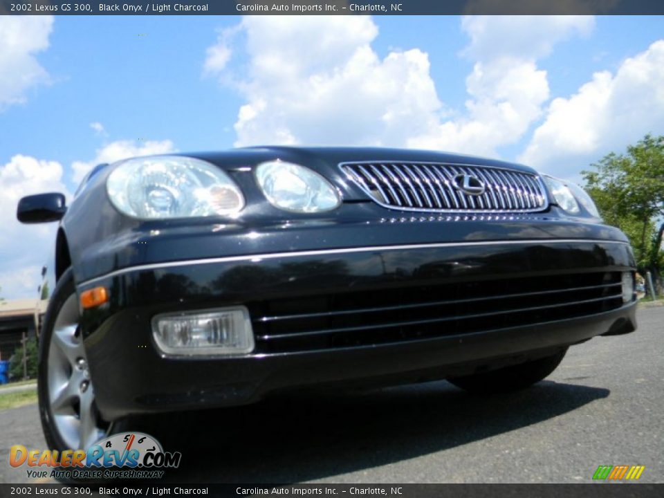 2002 Lexus GS 300 Black Onyx / Light Charcoal Photo #1