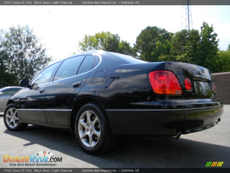 2002 Lexus GS 300 Black Onyx / Light Charcoal Photo #7