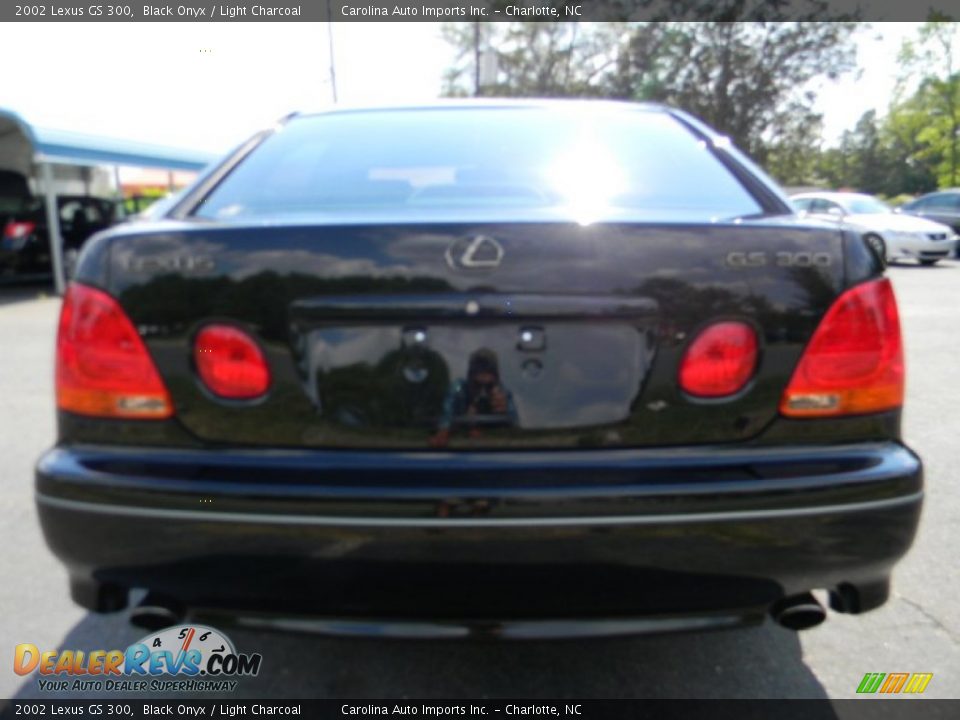 2002 Lexus GS 300 Black Onyx / Light Charcoal Photo #8