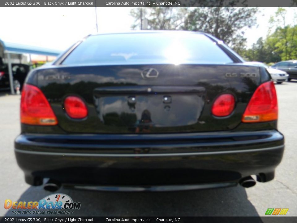 2002 Lexus GS 300 Black Onyx / Light Charcoal Photo #9