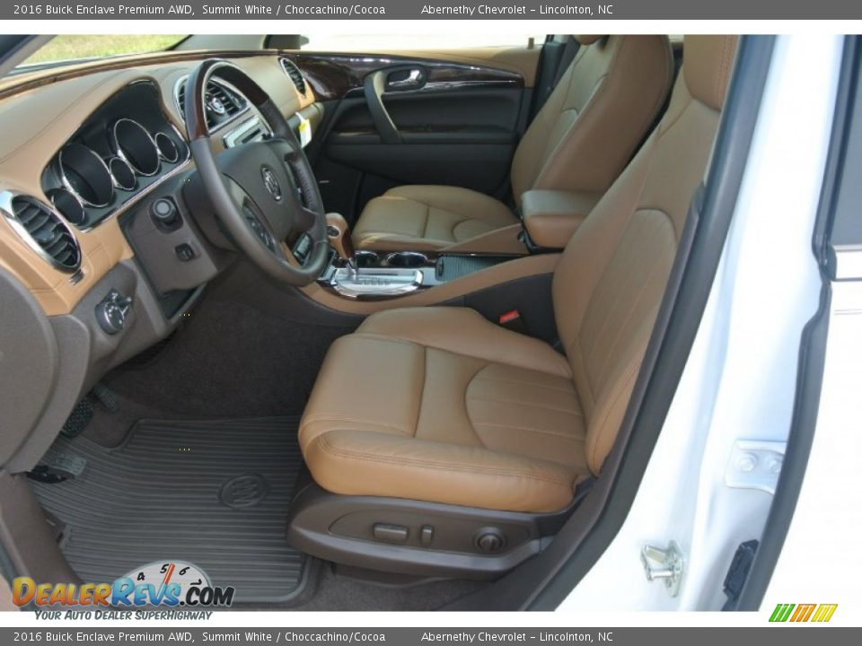 Choccachino/Cocoa Interior - 2016 Buick Enclave Premium AWD Photo #7