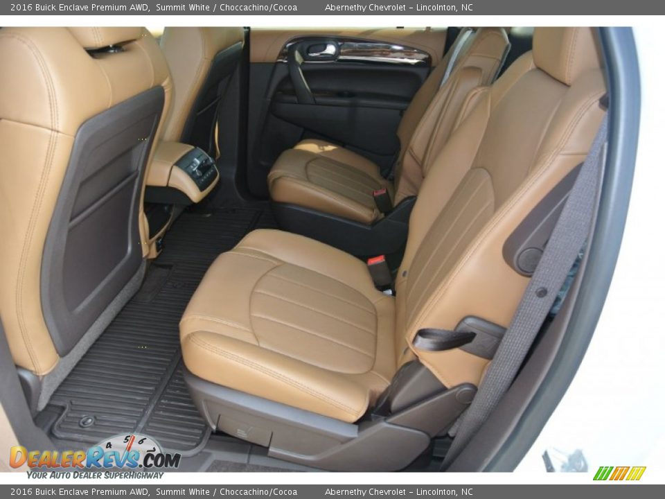 Rear Seat of 2016 Buick Enclave Premium AWD Photo #18