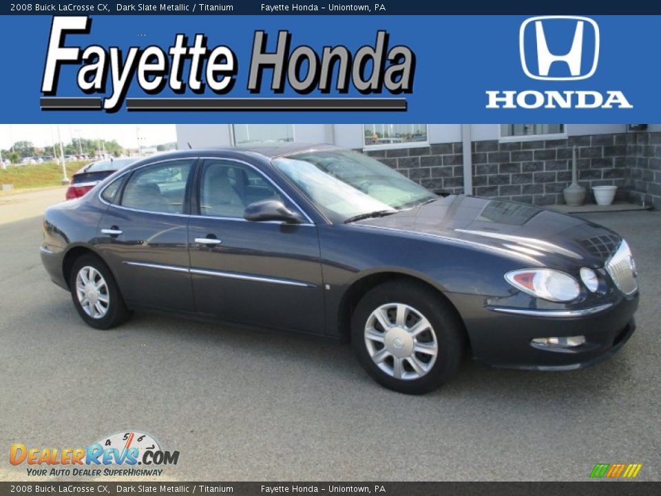 2008 Buick LaCrosse CX Dark Slate Metallic / Titanium Photo #1