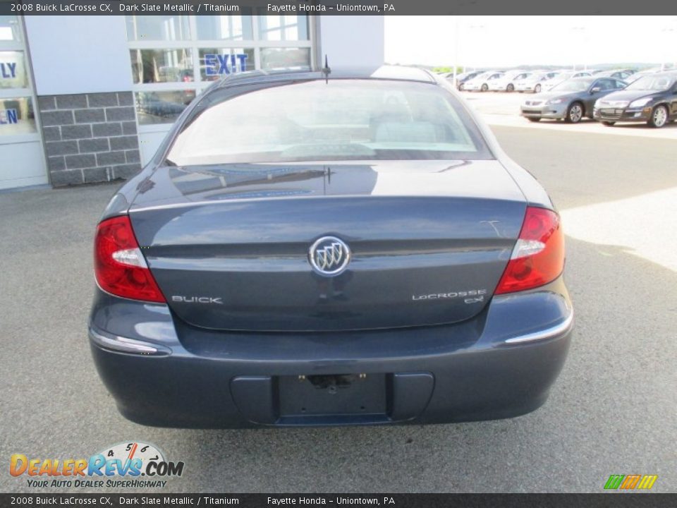 2008 Buick LaCrosse CX Dark Slate Metallic / Titanium Photo #3