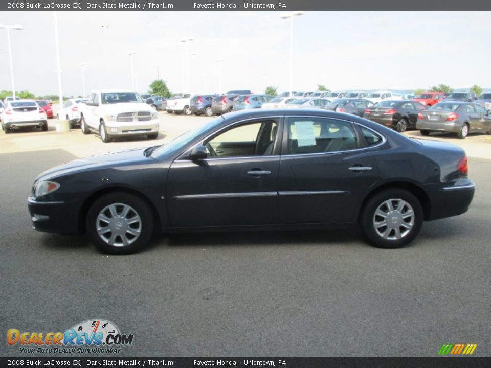 2008 Buick LaCrosse CX Dark Slate Metallic / Titanium Photo #4