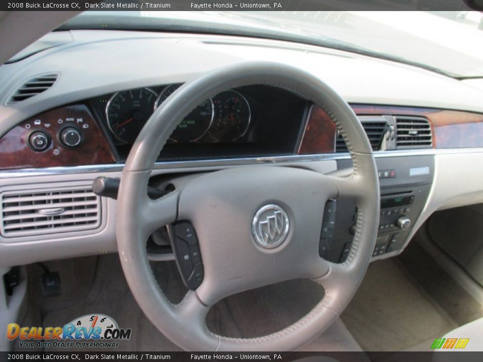 2008 Buick LaCrosse CX Dark Slate Metallic / Titanium Photo #10
