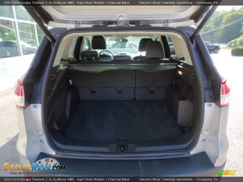 2013 Ford Escape Titanium 2.0L EcoBoost 4WD Ingot Silver Metallic / Charcoal Black Photo #12