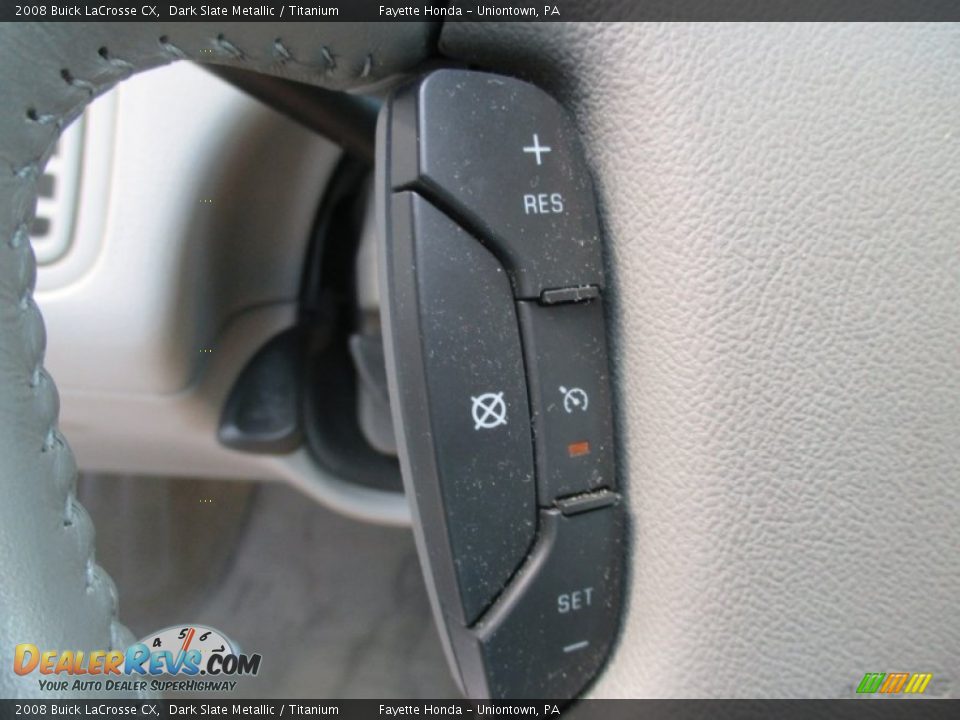 2008 Buick LaCrosse CX Dark Slate Metallic / Titanium Photo #15