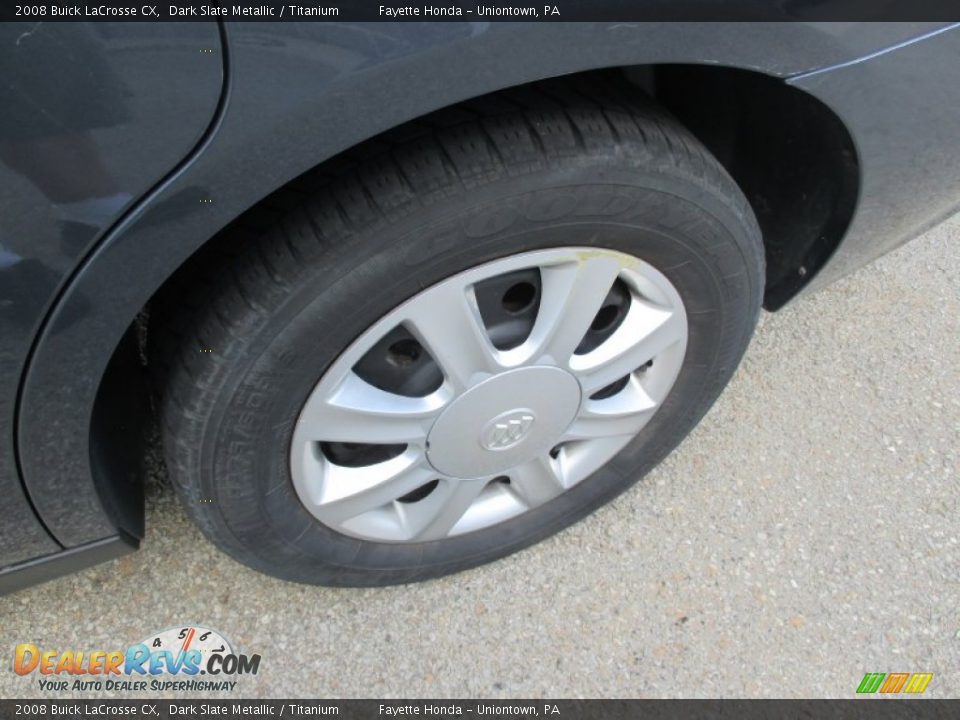 2008 Buick LaCrosse CX Dark Slate Metallic / Titanium Photo #16