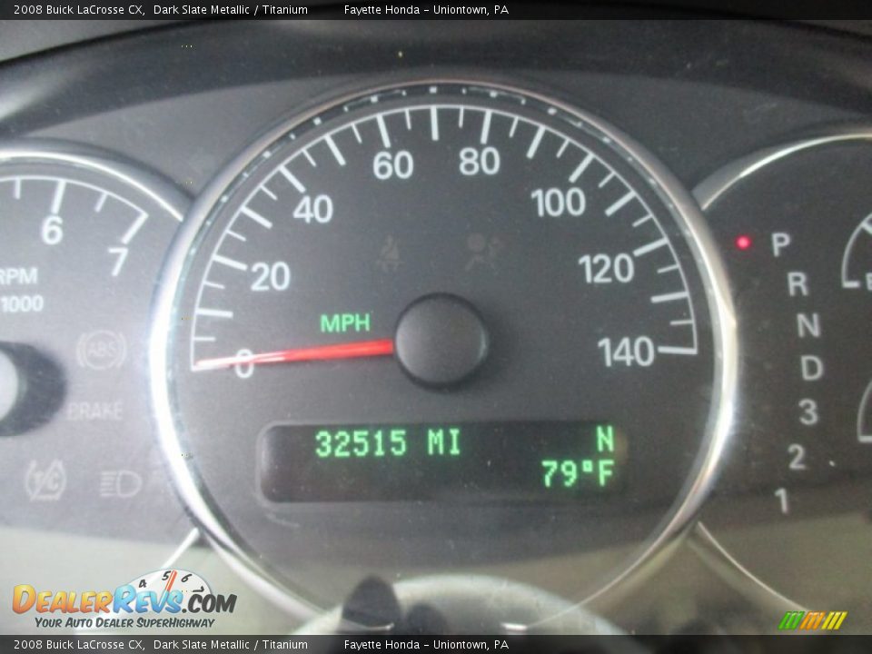 2008 Buick LaCrosse CX Dark Slate Metallic / Titanium Photo #20