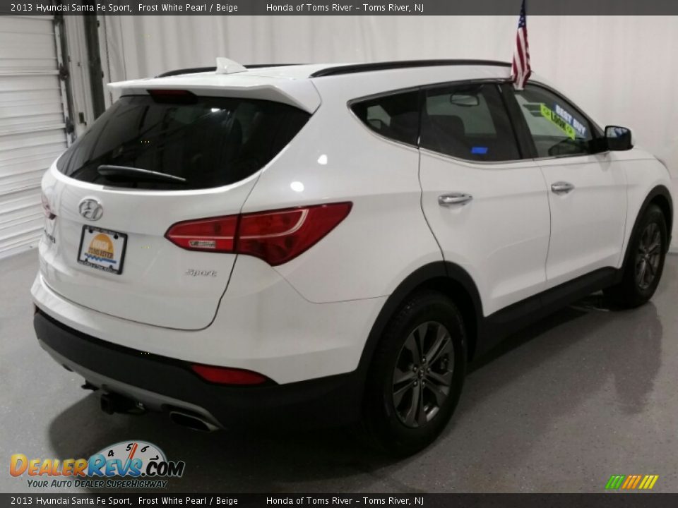 2013 Hyundai Santa Fe Sport Frost White Pearl / Beige Photo #7