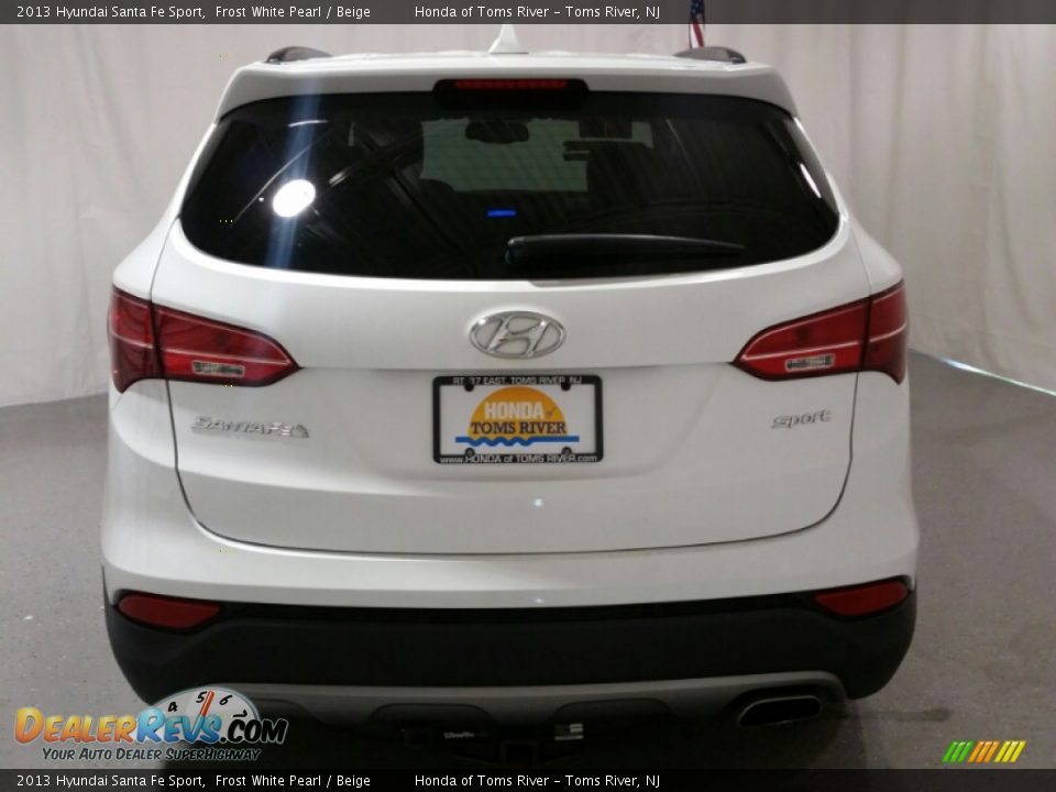 2013 Hyundai Santa Fe Sport Frost White Pearl / Beige Photo #8
