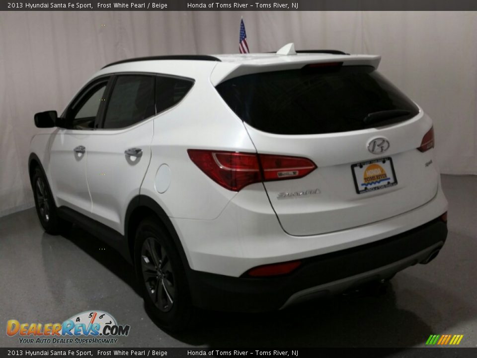 2013 Hyundai Santa Fe Sport Frost White Pearl / Beige Photo #9