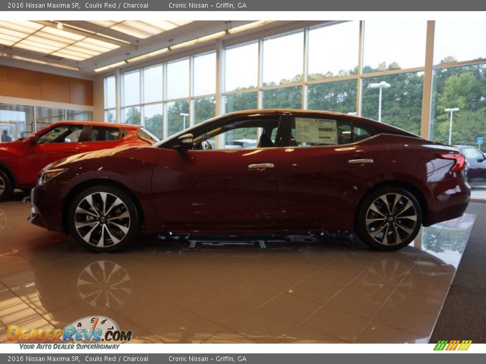 2016 Nissan Maxima SR Coulis Red / Charcoal Photo #2