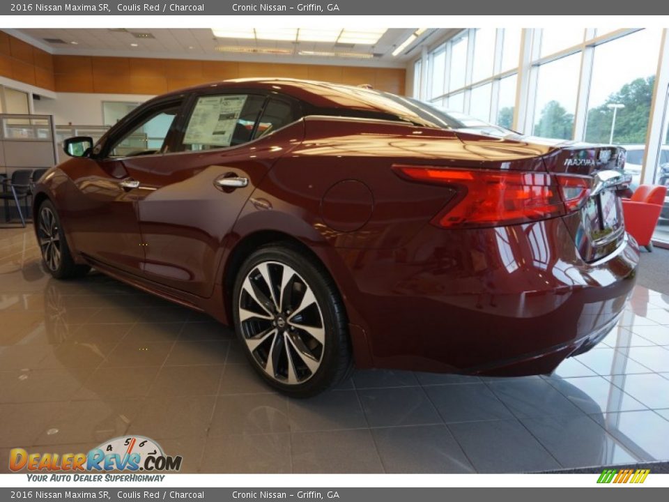 2016 Nissan Maxima SR Coulis Red / Charcoal Photo #3