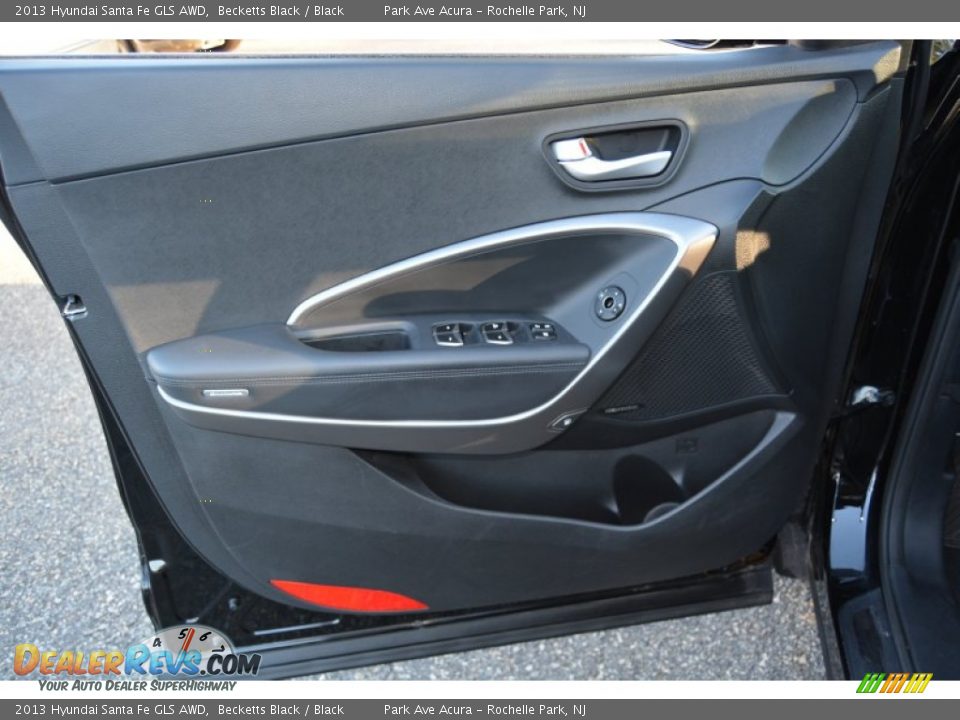 2013 Hyundai Santa Fe GLS AWD Becketts Black / Black Photo #8