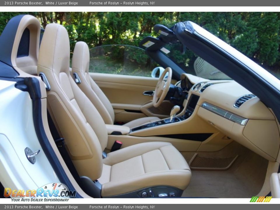 2013 Porsche Boxster White / Luxor Beige Photo #16