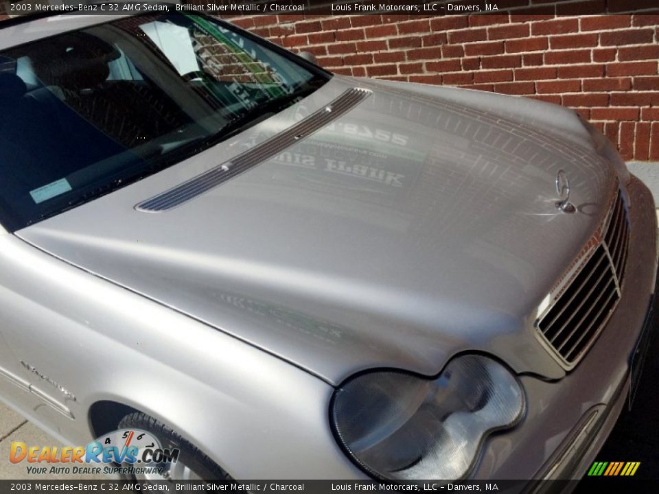 2003 Mercedes-Benz C 32 AMG Sedan Brilliant Silver Metallic / Charcoal Photo #17