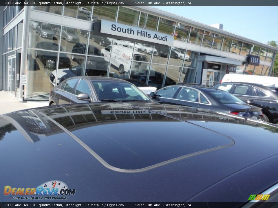 2012 Audi A4 2.0T quattro Sedan Moonlight Blue Metallic / Light Gray Photo #3