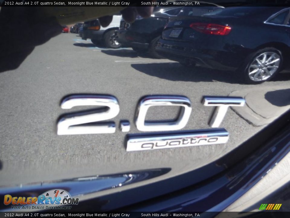 2012 Audi A4 2.0T quattro Sedan Moonlight Blue Metallic / Light Gray Photo #16