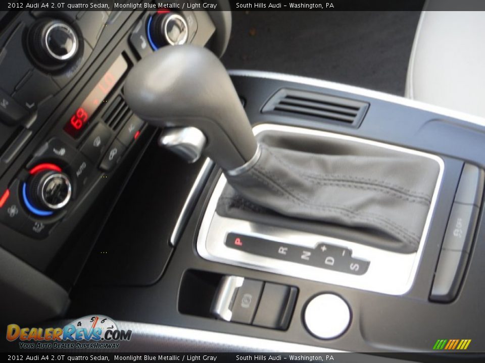 2012 Audi A4 2.0T quattro Sedan Moonlight Blue Metallic / Light Gray Photo #25