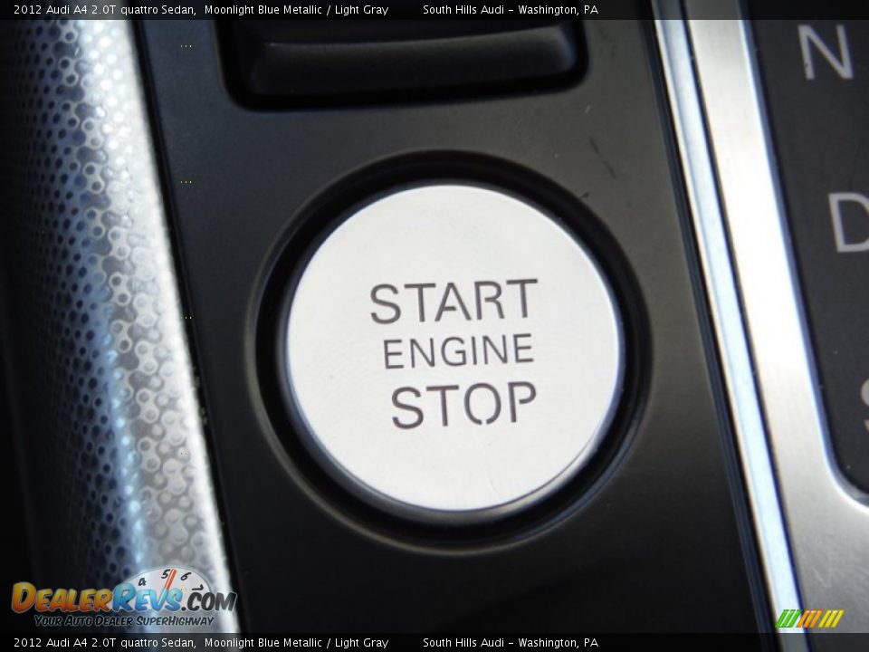 2012 Audi A4 2.0T quattro Sedan Moonlight Blue Metallic / Light Gray Photo #26