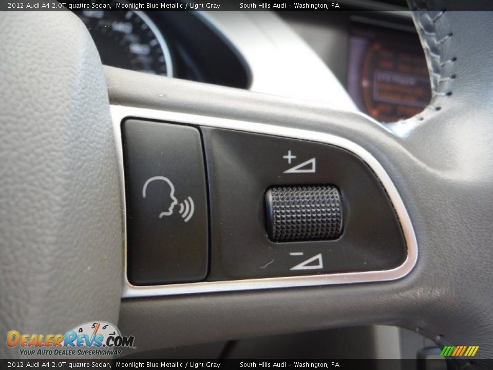 2012 Audi A4 2.0T quattro Sedan Moonlight Blue Metallic / Light Gray Photo #27