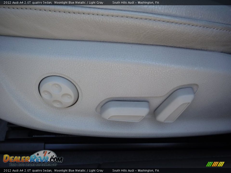 2012 Audi A4 2.0T quattro Sedan Moonlight Blue Metallic / Light Gray Photo #29