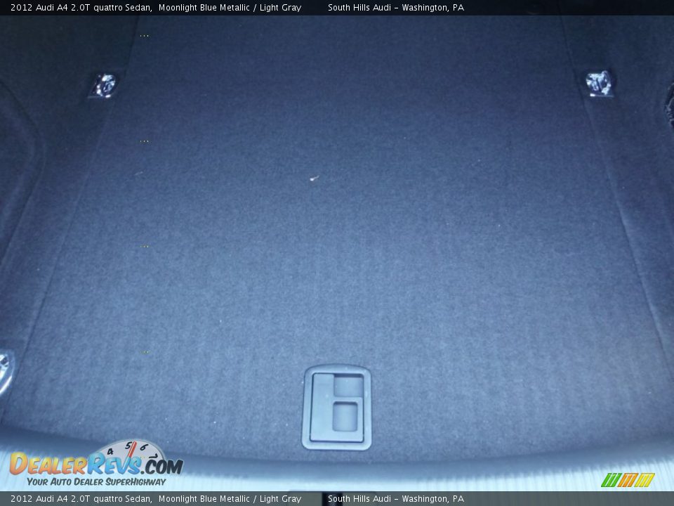 2012 Audi A4 2.0T quattro Sedan Moonlight Blue Metallic / Light Gray Photo #32