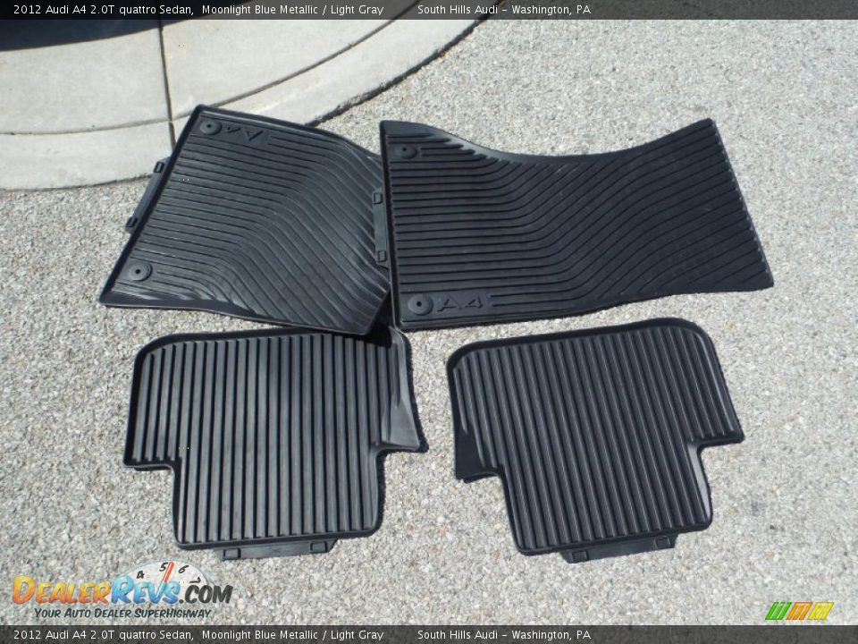 2012 Audi A4 2.0T quattro Sedan Moonlight Blue Metallic / Light Gray Photo #34