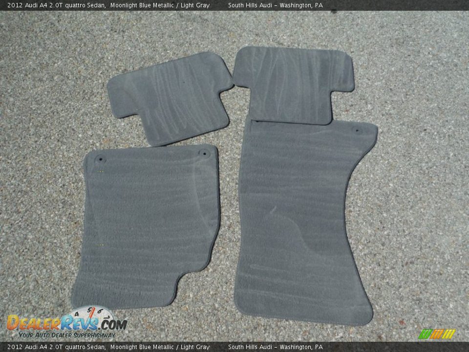 2012 Audi A4 2.0T quattro Sedan Moonlight Blue Metallic / Light Gray Photo #35