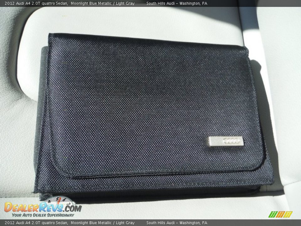 2012 Audi A4 2.0T quattro Sedan Moonlight Blue Metallic / Light Gray Photo #36
